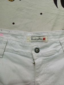 Women White Denim