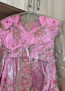 Beautiful Pink Embroidered Lehenga Choli Set
