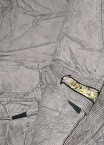 Men's Grey Cargo Pants