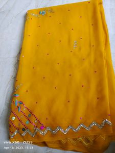 Heavy Party Wear Saree Used Only Once