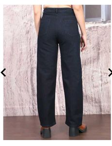 Classic Black Wide Leg Jeans
