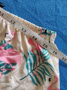 Cute Flamingo Print Pajama Shorts