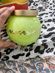 glass Green Jar