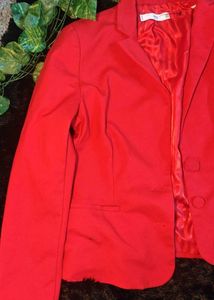 Chic Coral Blazer