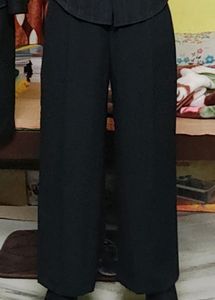Baggy Korean Pants Unisex Black Trousers