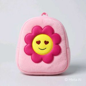Cute Pink Flower Backpack for Kids