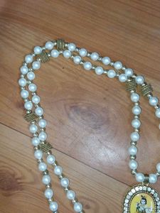 Krishna Pendant Pearl Necklace