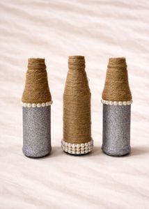 Handcrafted Decorative Bottle Set