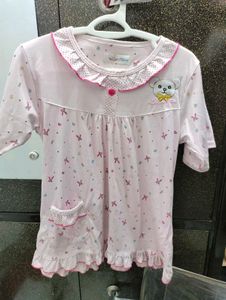 Cute Pink Teddy Bear Nightgown