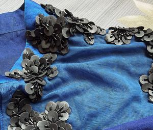 Elegant Royal Blue Embellished Kurta