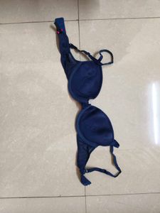 Blue Padded Bra