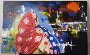 Mother and Child Painting