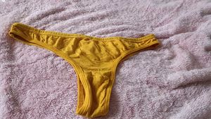 Women's Yellow Thong Underwear