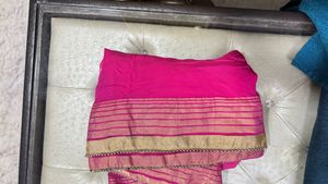 Pink & Gold Saree