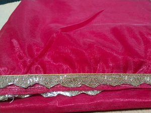 soft net  Fabric  gurlish sarees. Buy 2 get 1 free