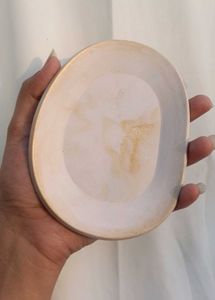 Marble design trinket tray