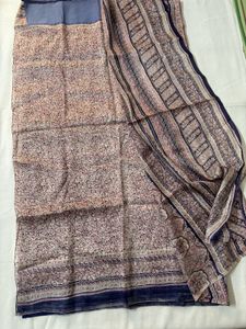Silk Vintage Print Saree