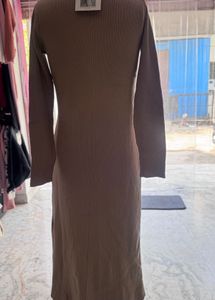 Beige Knit One Piece