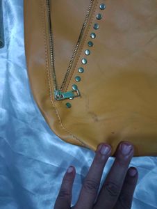 Stylish Mustard Yellow Hobo Bag