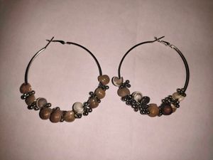 Boho Hoop Earrings &amp; Jhumka Earring
