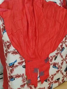232.Beautiful Red Ethnic Gown