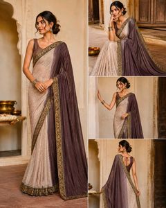 Elegant Saree with Embellished Border