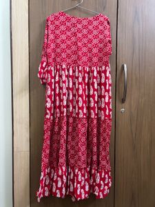 Red Anarkali Kurta Only