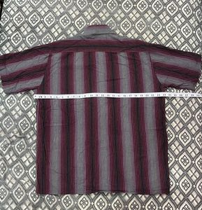 Men's Striped Short Sleeve Shirt