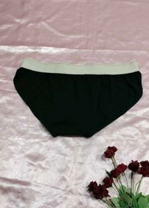 Men's Black Cotton Briefs
