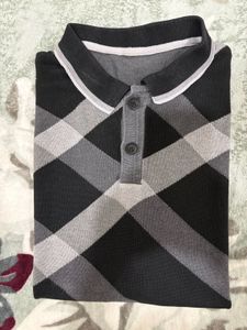 Men's Patterned Polo Shirt