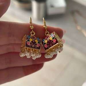 SET OF 5 anti-tarnish earrings