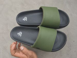 Men's Olive Green Slide Sandals