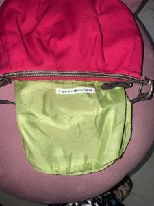 Chic Red Hobo Shoulder Bag