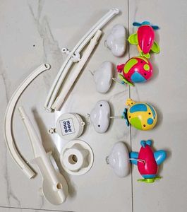 MeeMee Musical Airplanes Cot Mobile