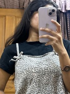 Cute Leopard Print Mini Dress (fixed price )