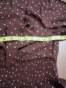 Polka Dot Tie-Front Romper/jumpsuit