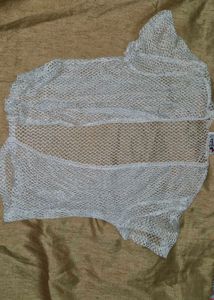Sheer White Shrug