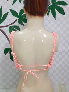 (400)Floral Bikini Top