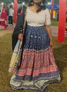 Dandiya- Printed Lehenga Choli Set
