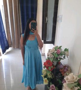 Beautiful Blue Ethnic Gown