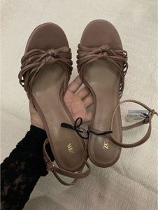 Zara brown heels