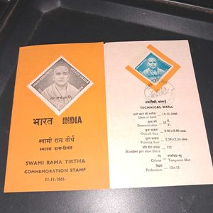 1966 First Day cancellation Brochure