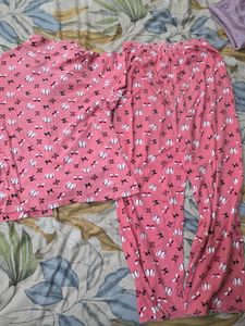 Cute Pink Pajama Set