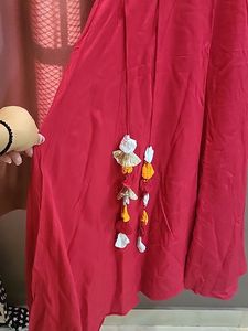 Gotta Patti Gown With Dupatta