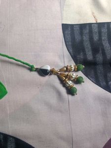 Beautiful Embroided Green Saree