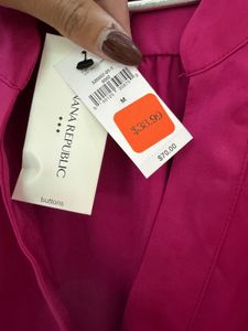 Elegant Magenta Silk Top