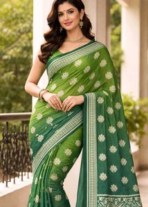 New cotton blend sarees stock clearance