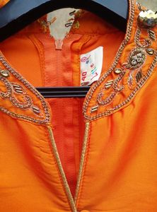 Beautiful Orange One Piece Dress 👗