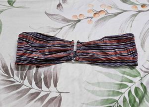 O'Neill Micro-Stripe Bandeau Bikini Top