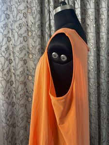 Chic Orange Tunic Top